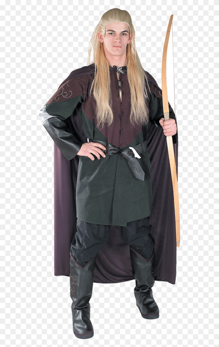 544x1269 Adult Lord Of The Rings Legolas Costume De Los Anillos Disfraz, Clothing, Apparel, Person HD PNG Download
