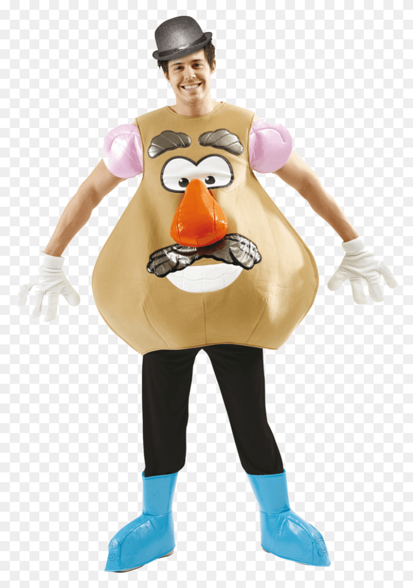 801x1166 Adult Mr Potato Head Costume Cartoon Character Fancy Dress, Mascot, Person, Human HD PNG Download