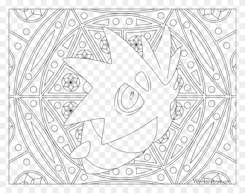 3036x2338 Adult Pokemon Adult Coloring Pages, Gray, World Of Warcraft HD PNG Download