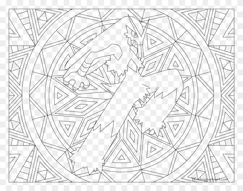 3038x2338 Adult Pokemon Coloring, Gray, World Of Warcraft HD PNG Download