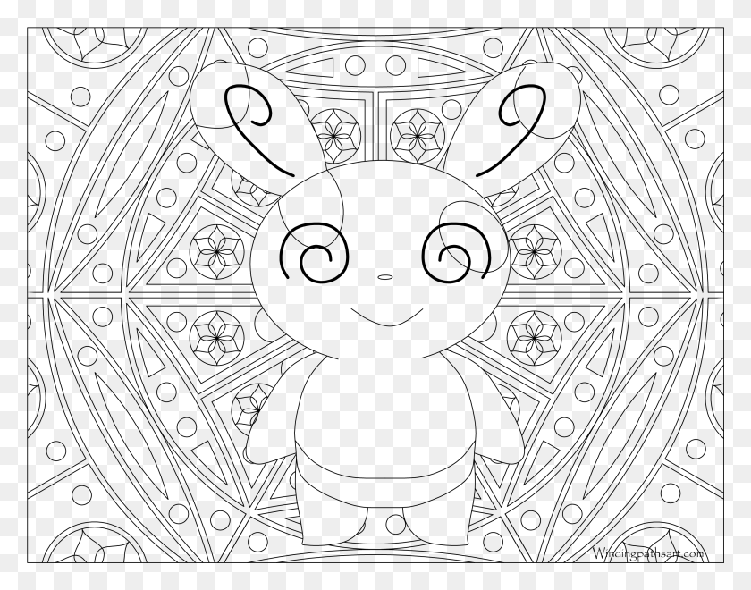 3037x2338 Adult Pokemon Coloring, Gray, World Of Warcraft HD PNG Download