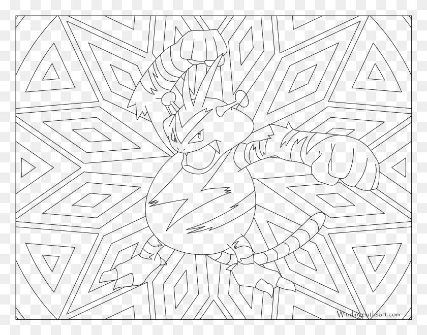 3039x2339 Adult Pokemon Coloring, Gray, World Of Warcraft HD PNG Download