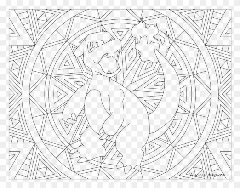 946x730 Adult Pokemon Coloring, Gray, World Of Warcraft HD PNG Download
