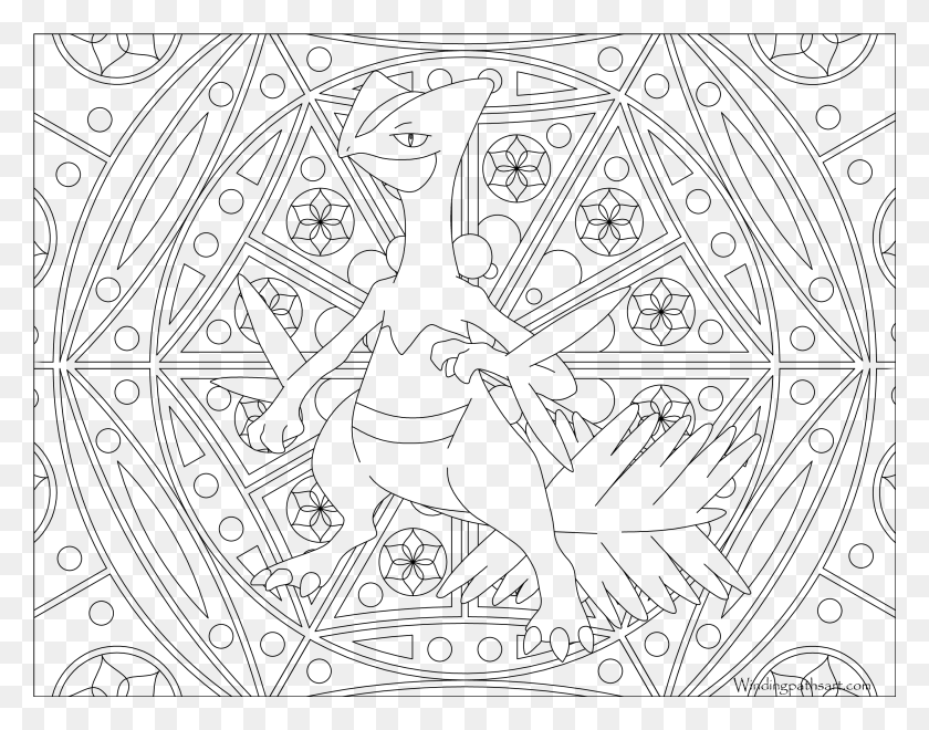 3036x2336 Adult Pokemon Cool Coloring Pages, Gray, World Of Warcraft HD PNG Download