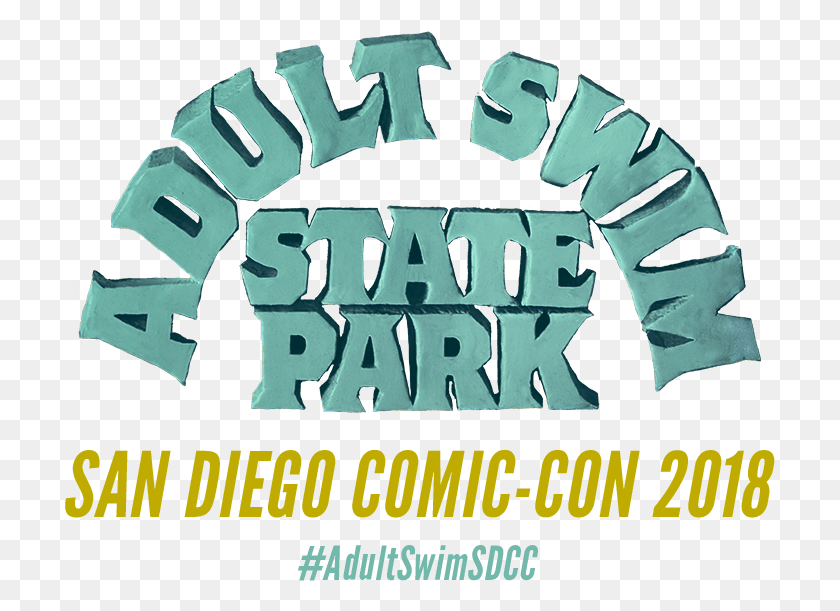 711x551 Adult Swim Comic Con 2018, Word, Text, Symbol HD PNG Download