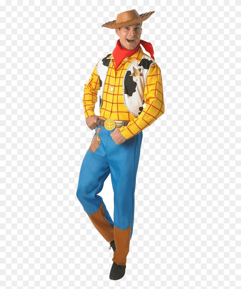 311x949 Adult Toy Story Woody Costume Fancy Dress For Couples, Clothing, Apparel, Person HD PNG Download