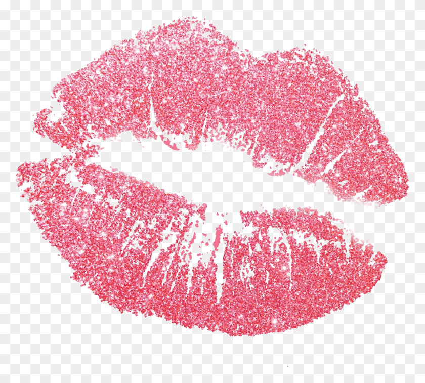 1480x1324 Advance Call For Kissing Poems Plus Prompt Pink Glitter Lips Transparent, Cosmetics, Lipstick, Mouth HD PNG Download