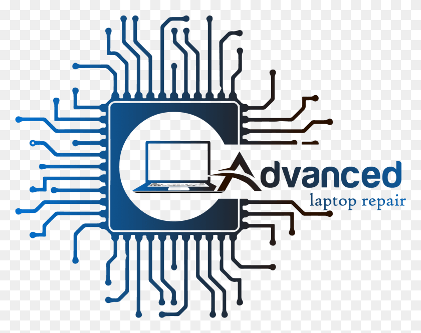 1354x1051 Advance Laptop Logo Logo Laptop, Electronic Chip, Hardware, Electronics HD PNG Download
