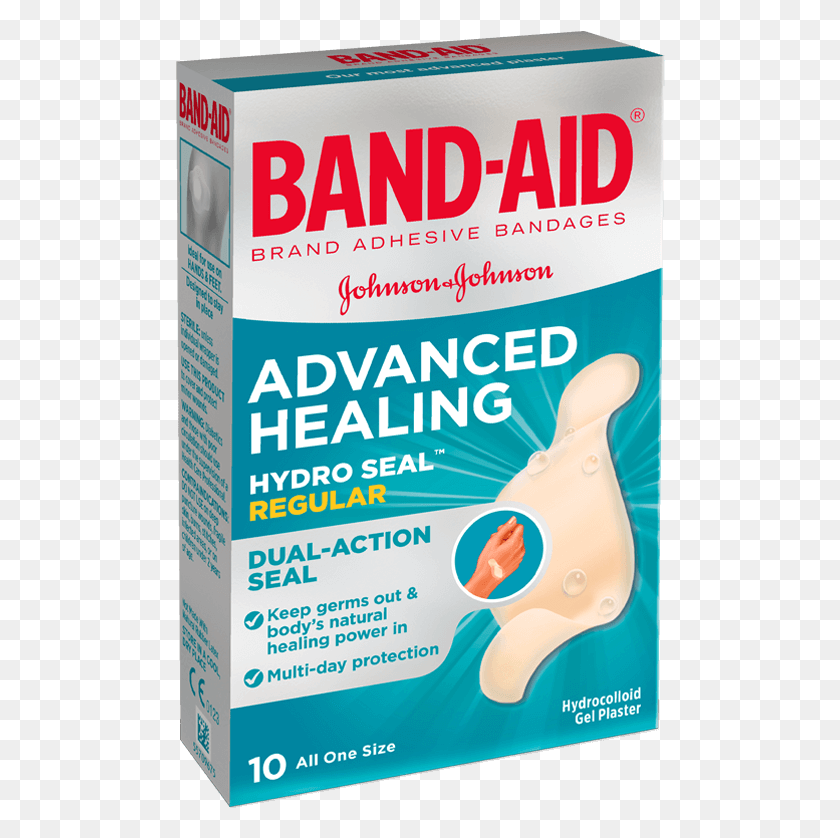 490x778 Advanced Healing Regular 10s Band Aid Advanced Healing Spot, Food, Diaper HD PNG Download