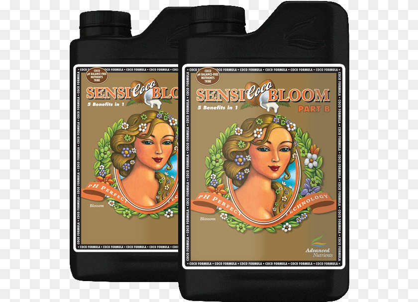 563x606 Advanced Nutrients Sensi Coco Bloom Aampb, Person, Advertisement, Adult, Female Transparent PNG