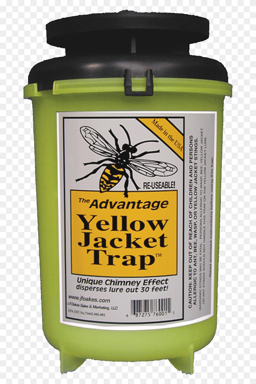 689x1198 Advantage Yellow Jacket Trap For Western Yellow Jackets Honeybee, Label, Text, Alcohol HD PNG Download
