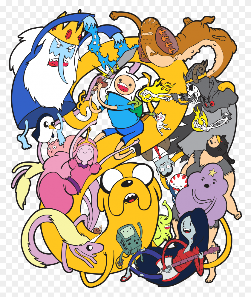1932x2316 Adventure Time Cartoon, Label, Text, Sticker HD PNG Download