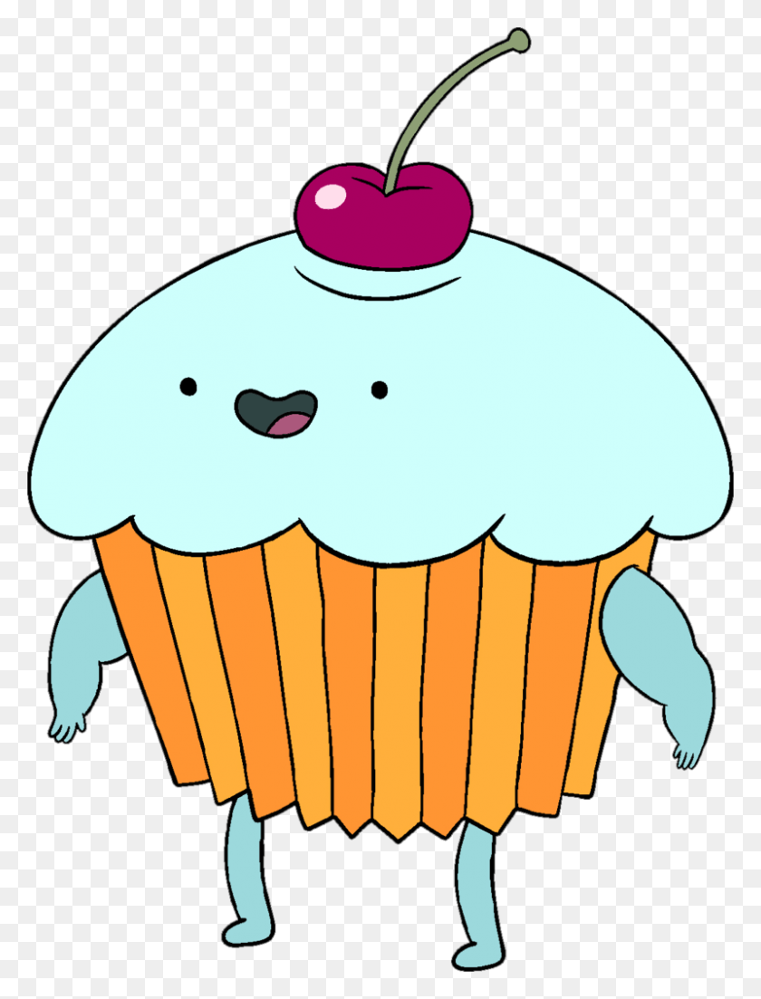 800x1070 Adventure Time Characters, Cupcake, Cream, Cake HD PNG Download