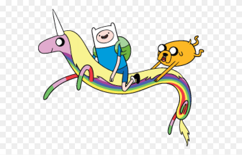 578x481 Adventure Time Clipart Female Jake Lady Rainicorn Finn Jake, Animal, Toy HD PNG Download