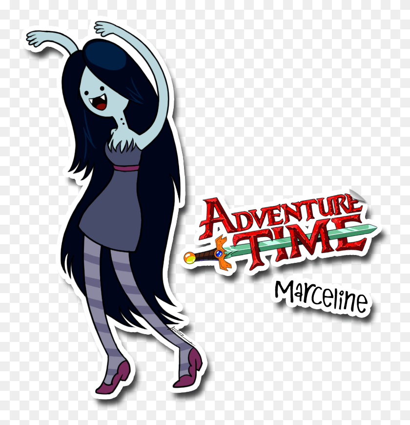 758x810 Adventure Time Marceline Adventure Time Parties Princess Adventure Time With Finn, Female, Text, Graphics HD PNG Download