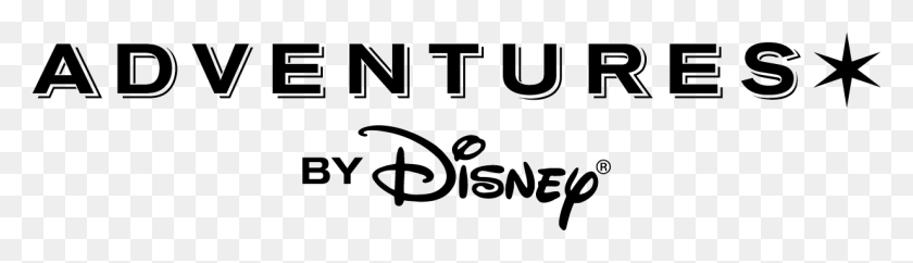 1233x289 Adventures By Disney Adventures By Disney Logo, Text, Word, Label HD PNG Download