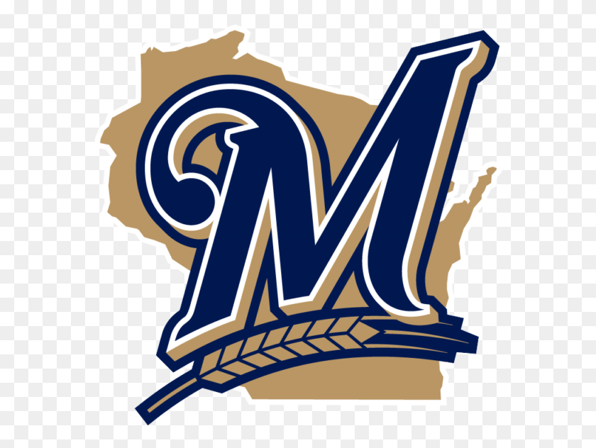 583x572 Descargar Png Adwpadmin Milwaukee Brewers Logo 2017, Símbolo, Marca Registrada, Texto Hd Png