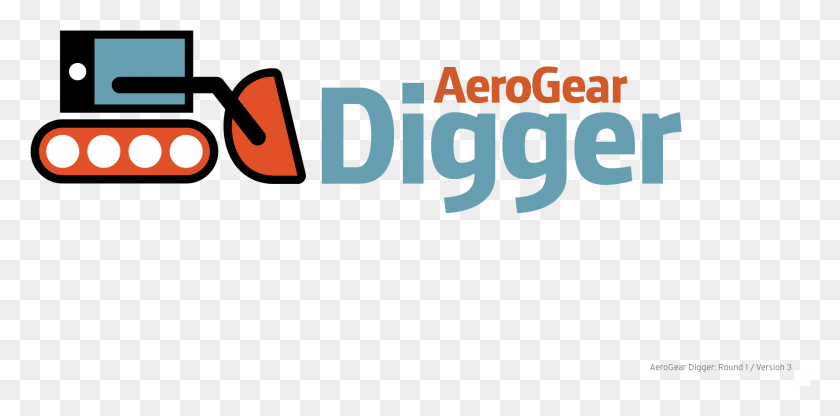 1772x809 Aerogear Digger Logo V, Text, Word, Alphabet HD PNG Download