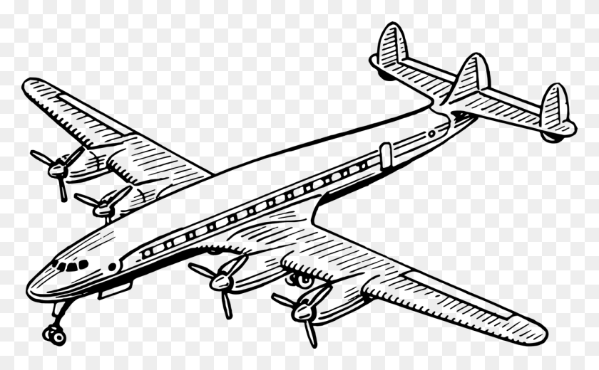 1280x755 Самолет Самолет Изображение Самолета Изображение Самолета В Черно-Белом, Сером, World Of Warcraft Hd Png Скачать