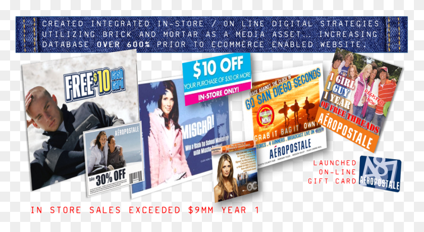 1101x565 Aeropostale Gift Card, Text, Person, Human HD PNG Download