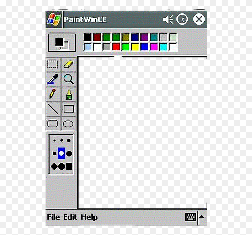 540x724 Aesthetic Clipart Computer Paint, Minecraft, Paint Container, Palette HD PNG Download