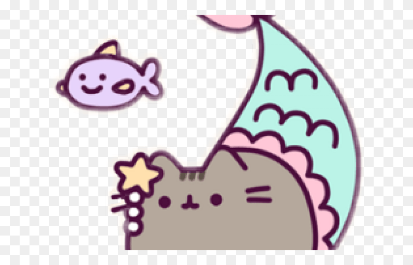 640x480 Aesthetic Clipart Soft Pusheen Mermaid Coloring Page, Parade HD PNG Download