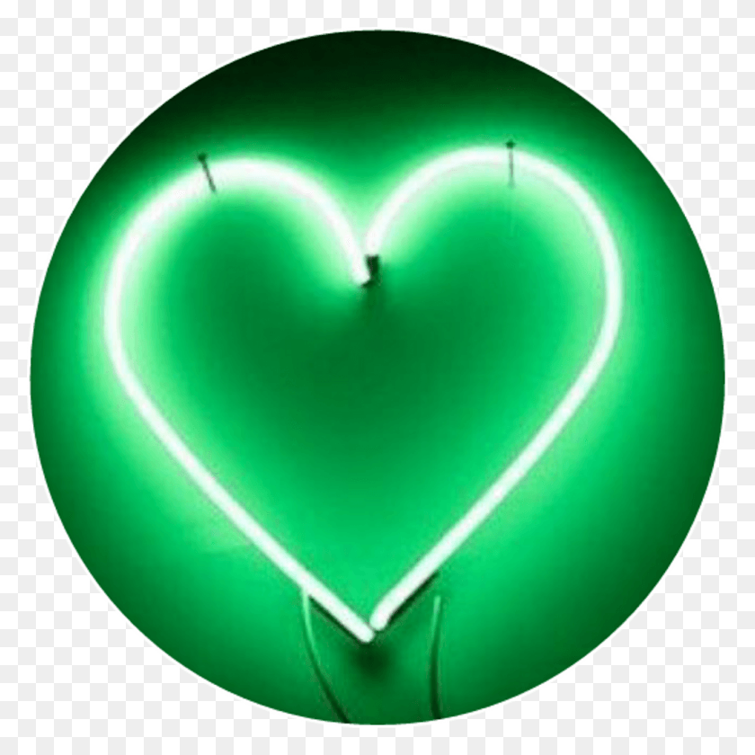 1024x1024 Aesthetic Clipart Transparent Green Light Green Aesthetic, Neon, Balloon, Ball Descargar Hd Png