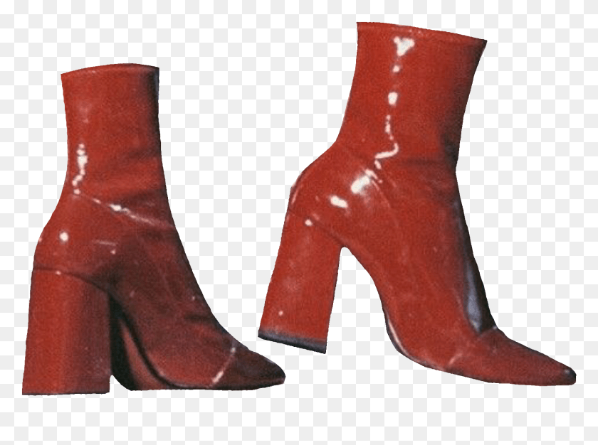 1651x1200 Aesthetic Shoes Aesthetic Clothes Latex Boots Red Knee High Boot, Clothing, Apparel, Footwear HD PNG Download