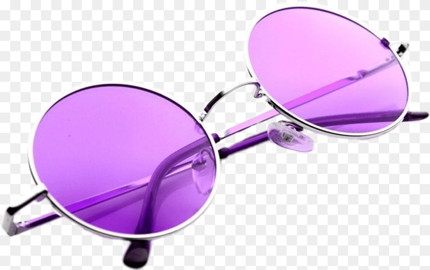 1024x644 Aesthetic Sunglasses Glasses Purple Transparent Purple Aesthetic, Accessories, Appliance, Ceiling Fan, Device Sticker PNG
