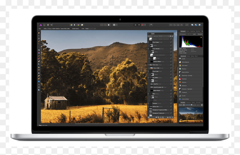 968x601 Affinity Photo A New Photoshop Challenger Makes Its Affinity Photo Layers, Computer, Electronics, Monitor HD PNG Download