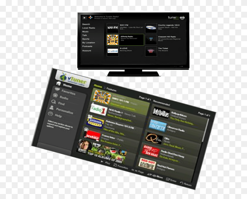 632x617 Affinity Radio On Smart Tv Website, Computer, Electronics, Monitor HD PNG Download