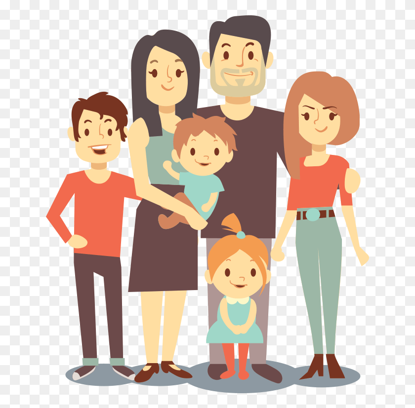 655x767 Affordable Dental Care Cartoon Family Of, People, Person, Human HD PNG Download