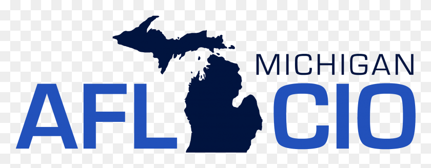 2334x803 Descargar Png / Afl Cio Michigan Logo Png