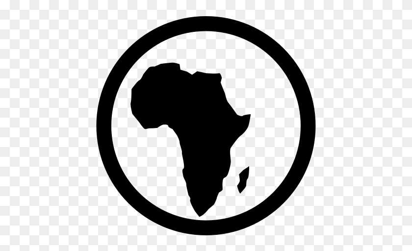 512x512 Africa Algeria Attribute Icon With And Vector Format, Gray PNG