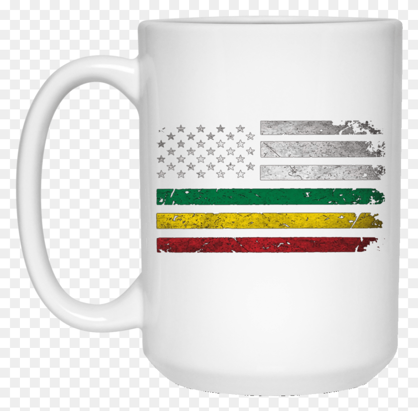 1143x1124 Africa Flag African American Flag Rasta Reggae Mug, Coffee Cup, Cup, Jug HD PNG Download