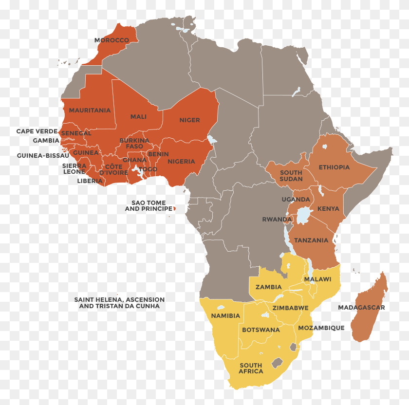 776x772 Карта Африки Бассейн Нигера, Диаграмма, Атлас, Участок Hd Png Скачать