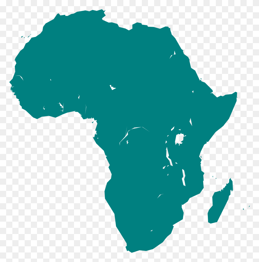 2000x2029 Africa Outline African Union, Map, Diagram, Atlas HD PNG Download