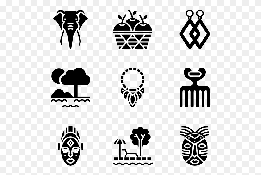 515x505 Africa Symbols, Gray, World Of Warcraft HD PNG Download