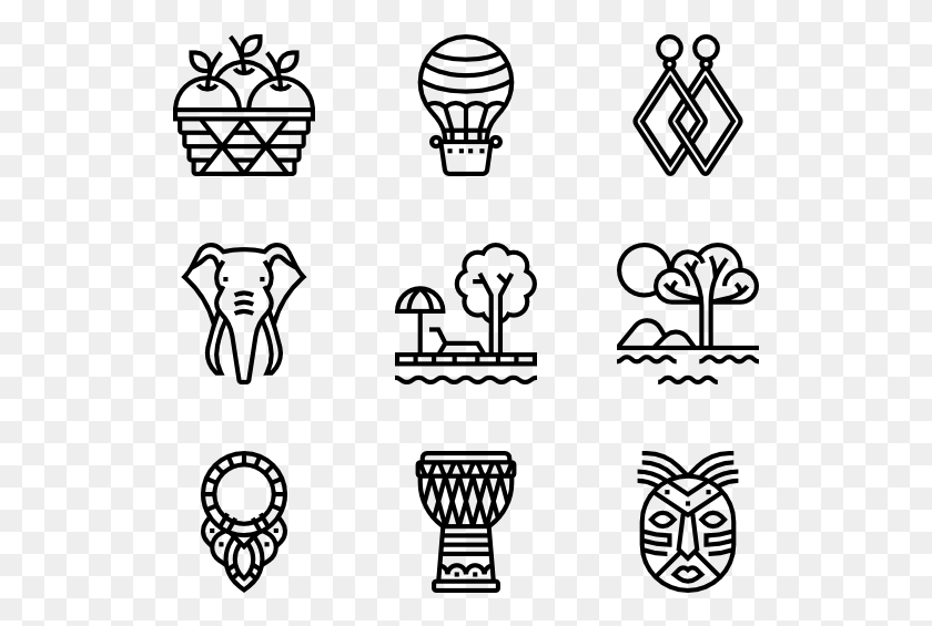 529x505 Africa Symbols, Gray, World Of Warcraft HD PNG Download