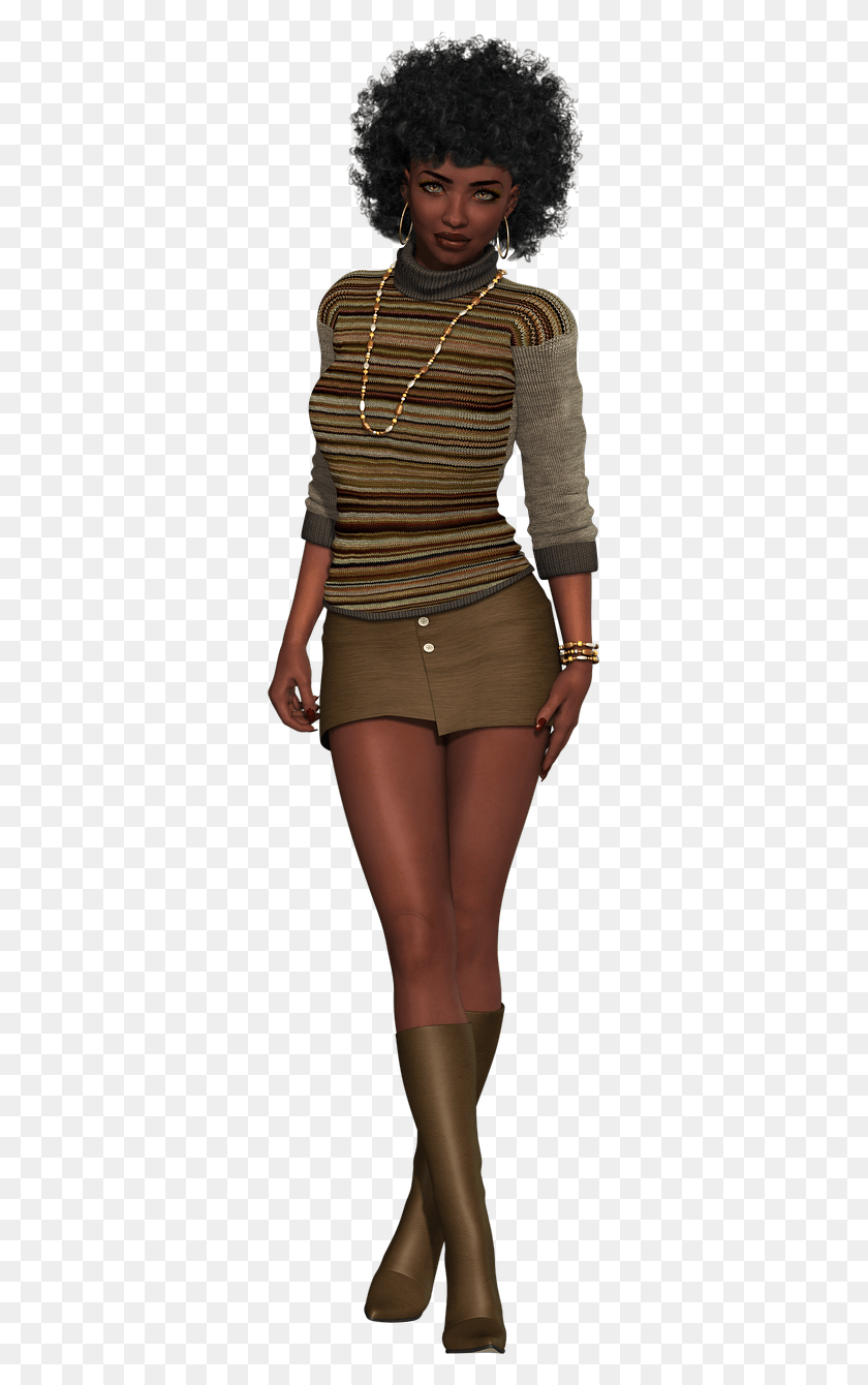321x1280 African American Woman Ethnic African American Girl, Clothing, Apparel, Person HD PNG Download