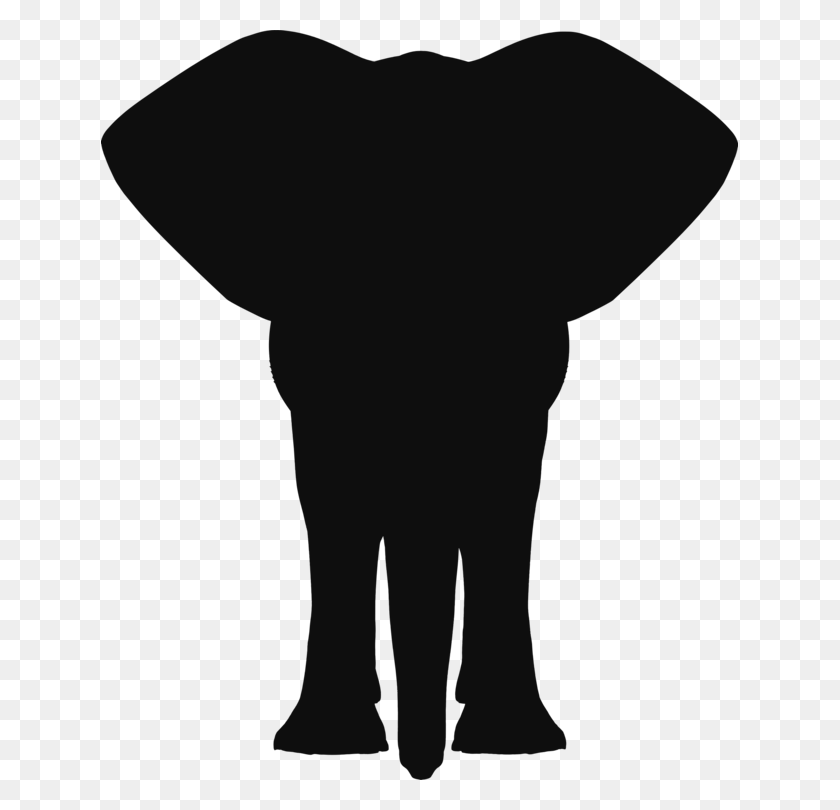637x750 Силуэт Африканского Слона Силуэт Слона Индийский Слон Силуэт Png Скачать