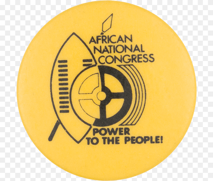 712x712 African National Congress Power To The People Pin Badge Button African National Congress Power, Machine, Wheel Transparent PNG