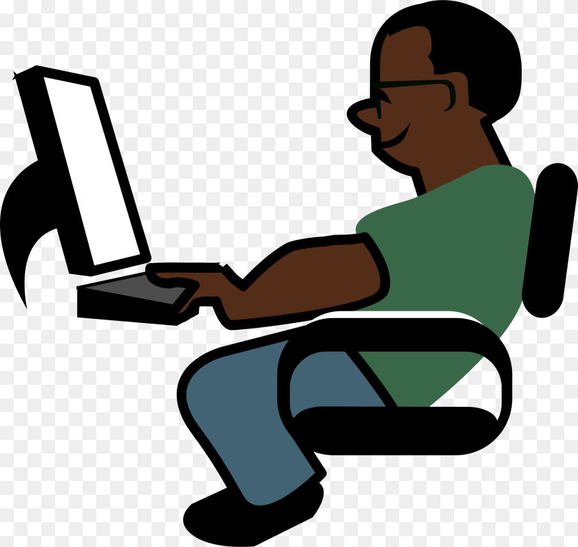 African Programmer, Computer, Electronics, Laptop, Pc Transparent PNG