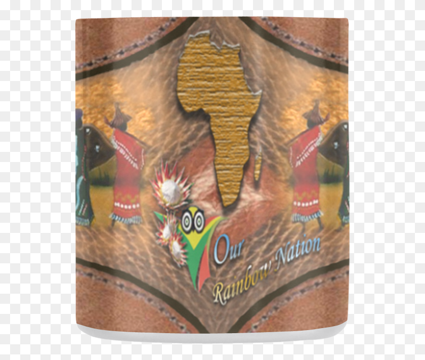 547x651 Африканская Радуга Нация На Кожаной Текстуре Классическая Изолированная Индейка, Текст, Сюжет, Лошадь Png Скачать
