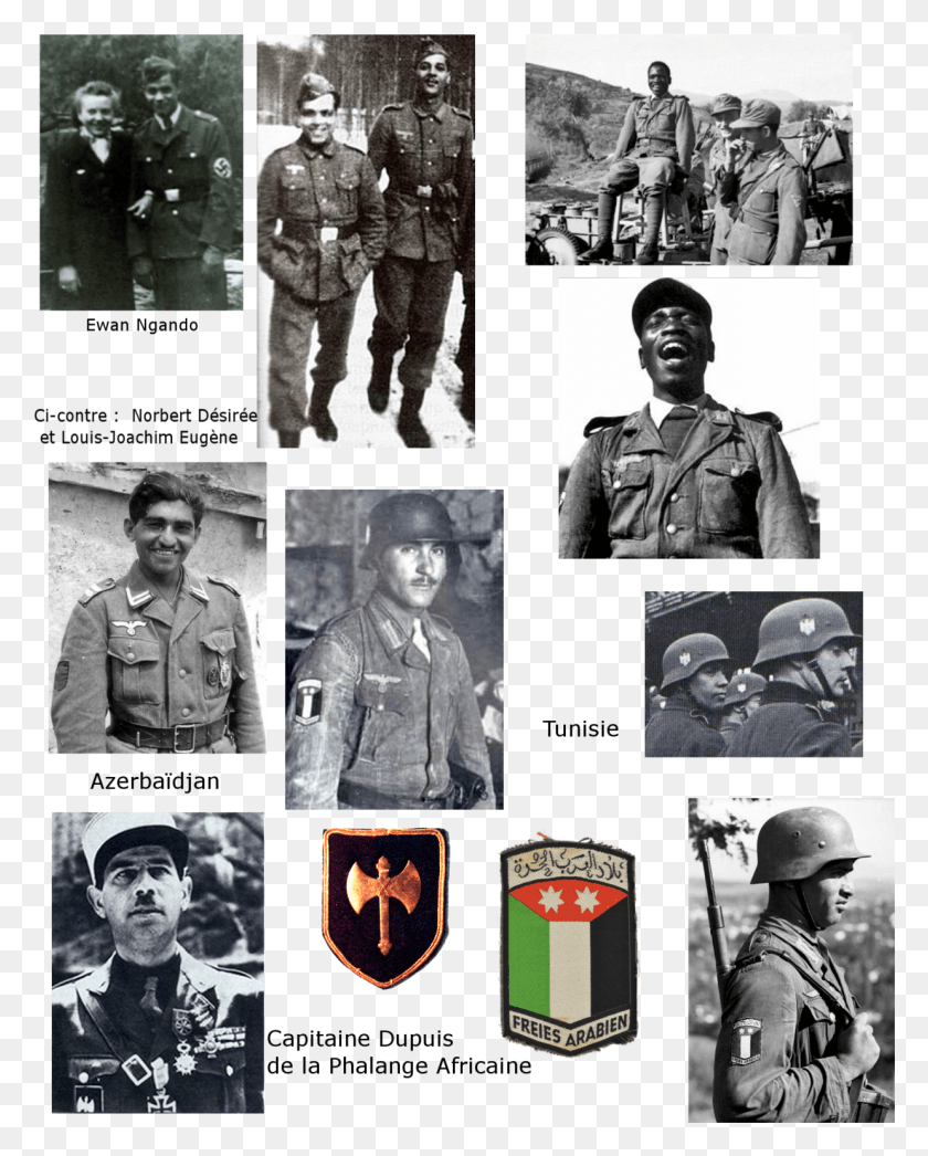 1238x1566 Voluntarios Africanos En La Wehrmacht Nazi Eventos Principales Voluntarios Extranjeros En La Wehrmacht, Uniforme Militar, Militar, Persona Hd Png