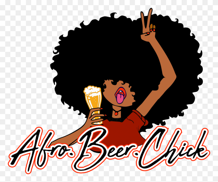 1000x824 Afro Beer Chick Cute Black Girls Cartoon Character, Hair, Person, Human HD PNG Download