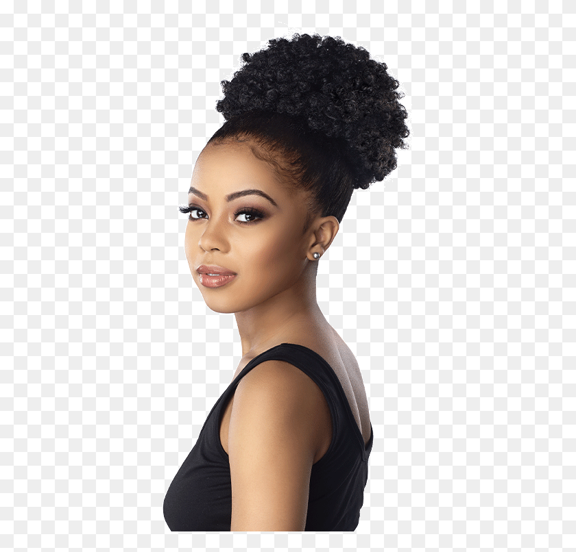 367x746 Afro Puff Large Afro, Face, Person, Human HD PNG Download