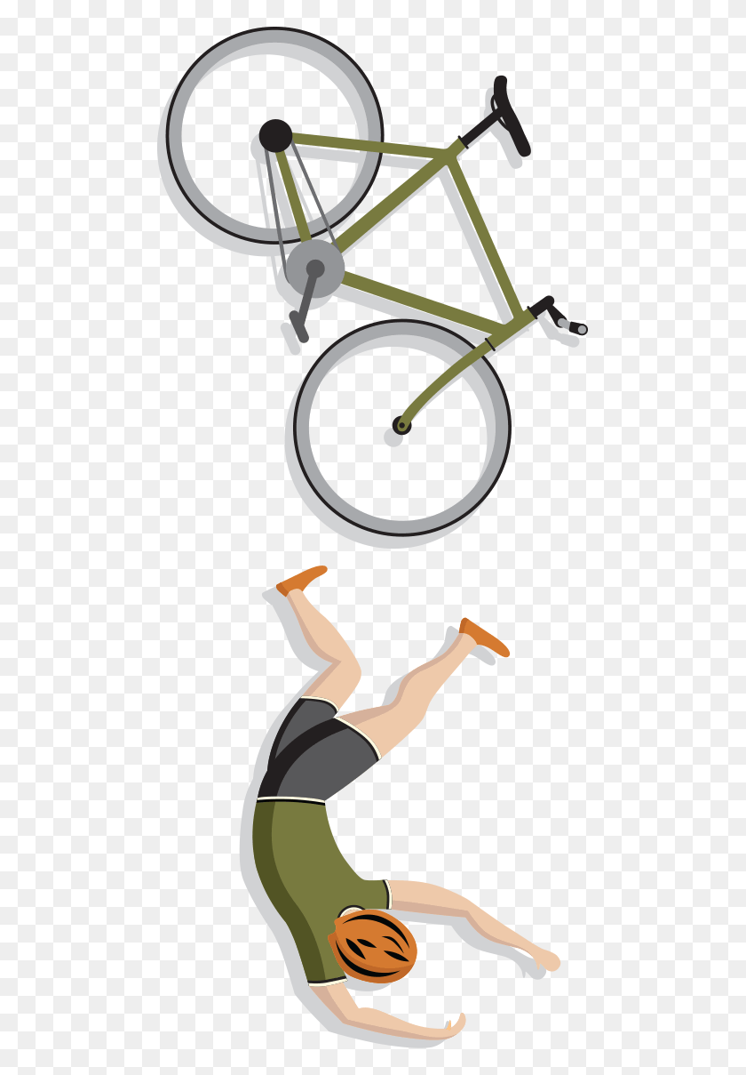 485x1149 After Crash Road Bicycle, Person, Human, Leisure Activities Descargar Hd Png