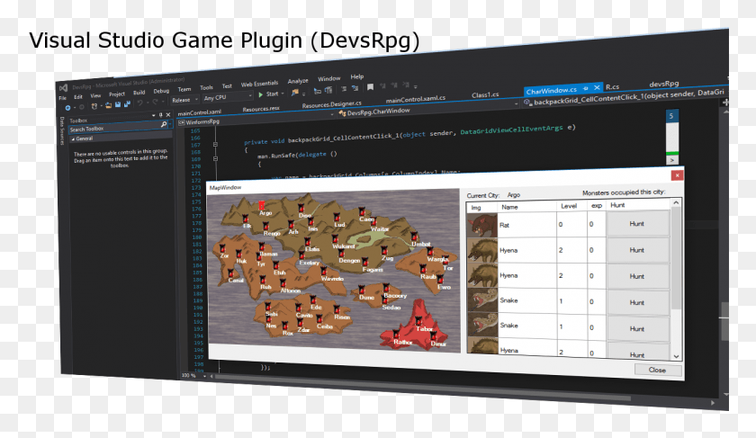 1285x704 After Installation Game Plugin Into Visual Studio There Visual Studio Game, Text, Monitor, Screen HD PNG Download