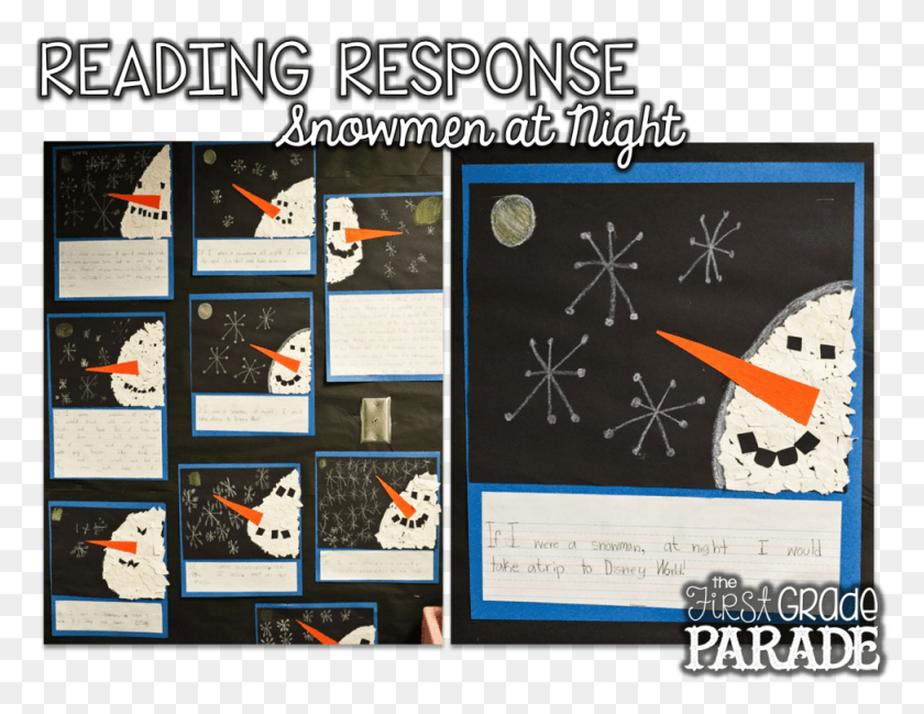 974x736 After Reading Snowmen At Night Prompt Your Students First Grade, Poster, Advertisement, Bird HD PNG Download